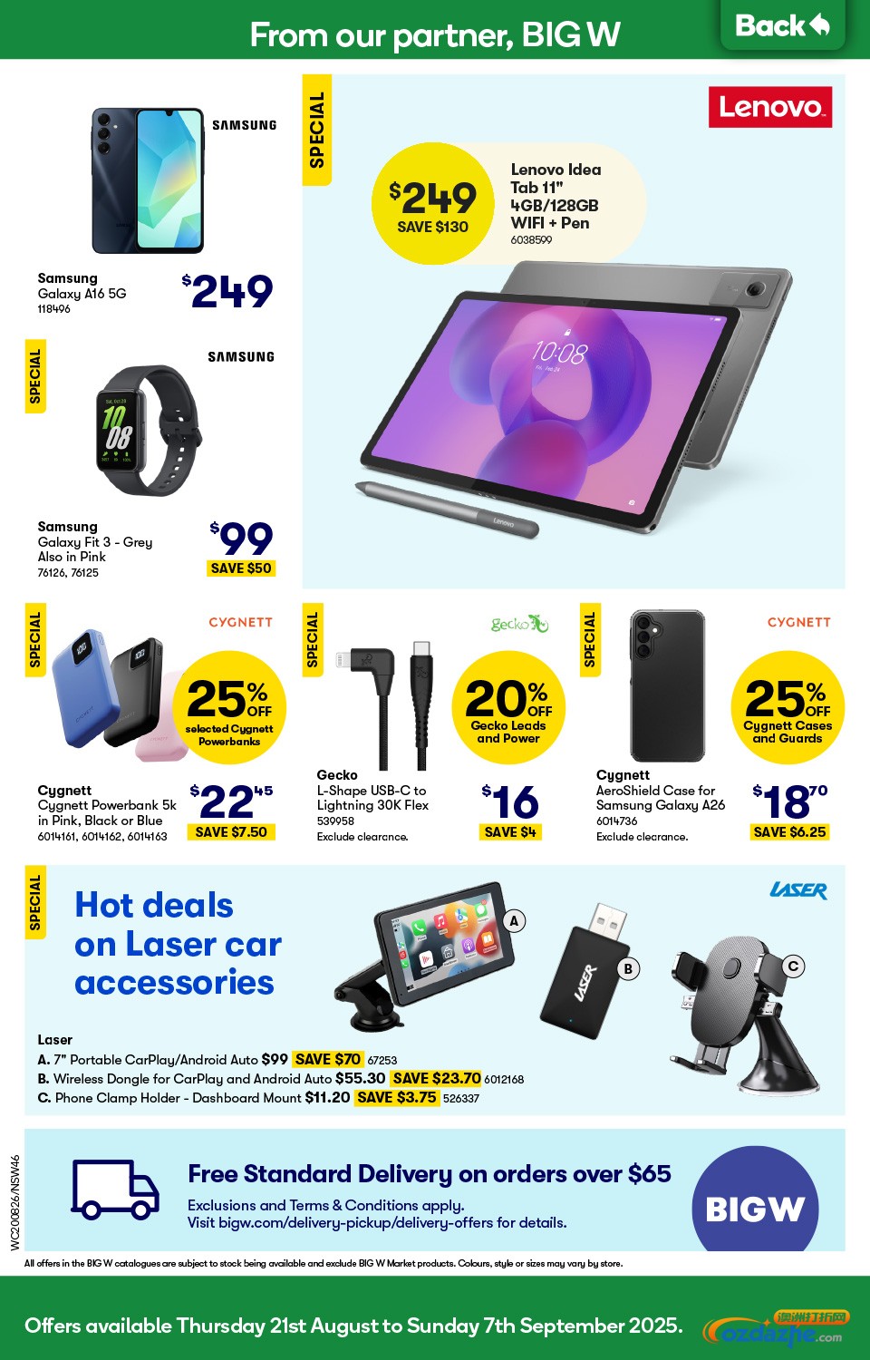 Woolworths 最新打折图表！8月20日-8月26日！