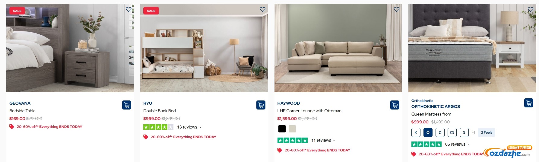 Amart Furniture 家具黑五促销：全场20% - 60%折扣！