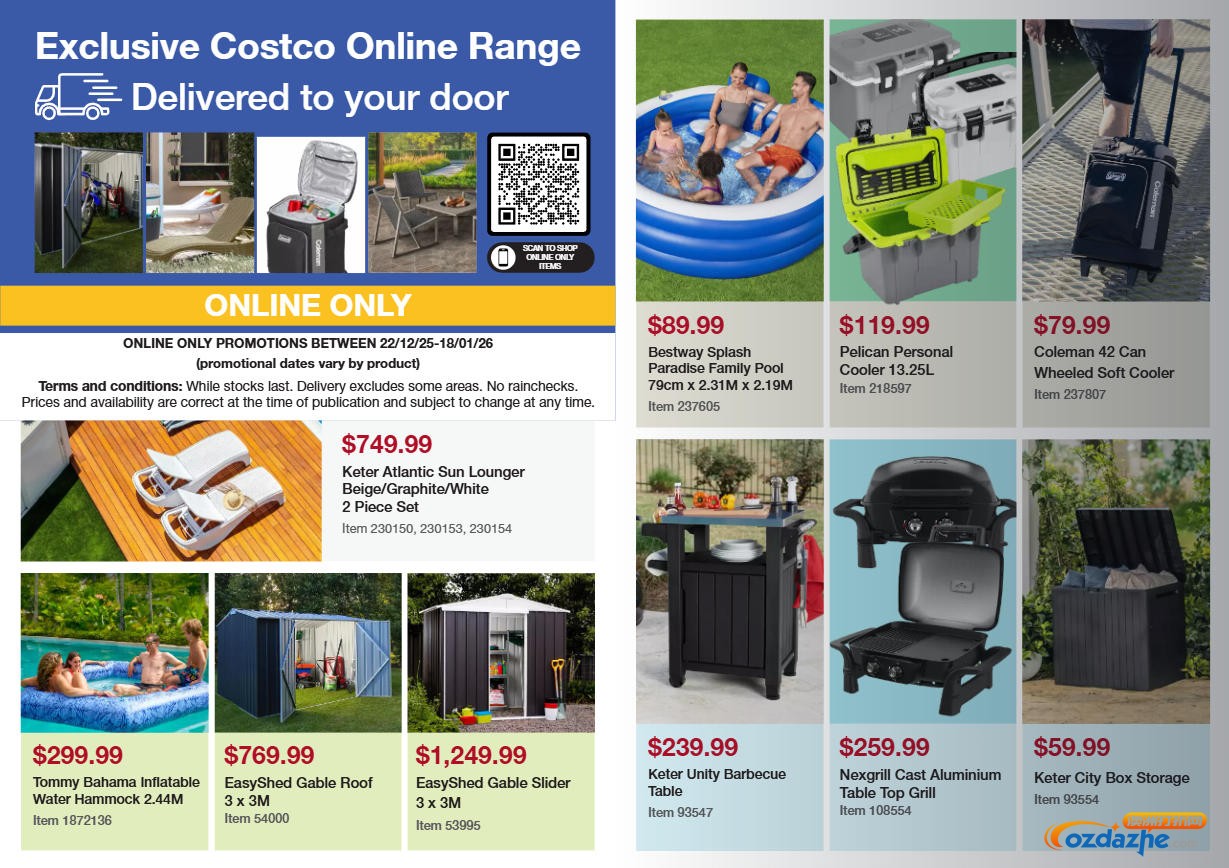 Costco最新打折图表！12月22日-1月18日！最高省$1500！