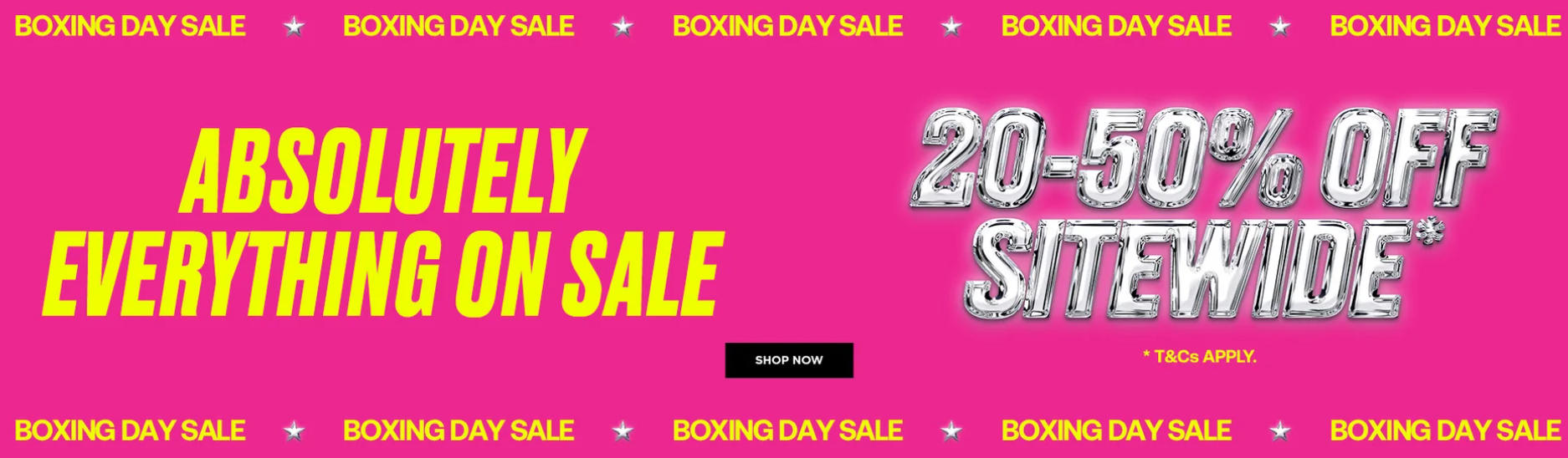 Platypus Boxing Day促销：各大品牌运动鞋全场20%-50%折扣！