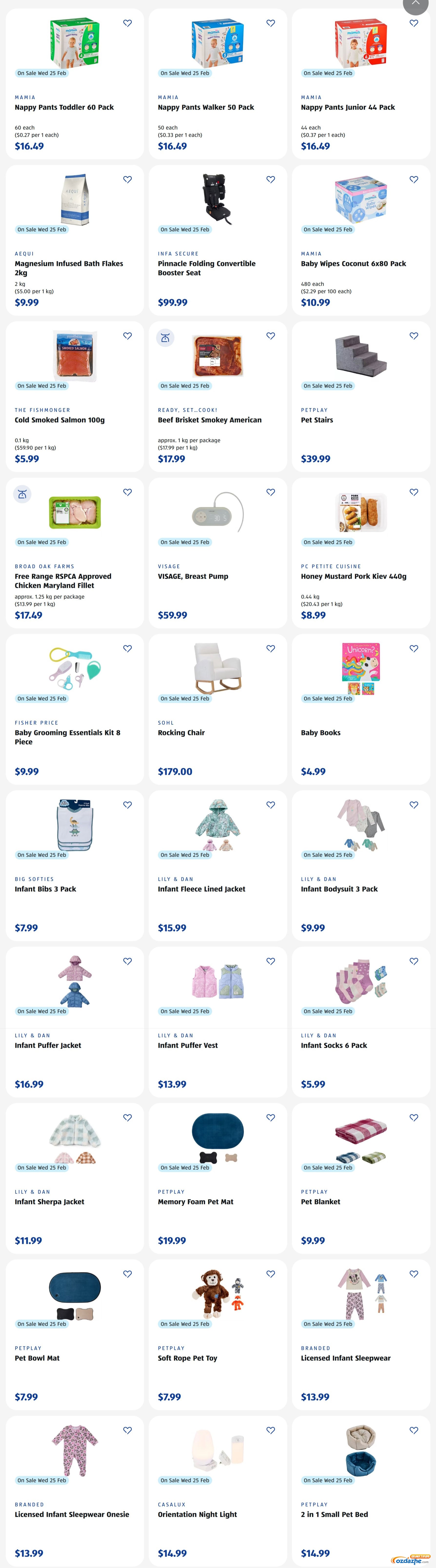 ALDI最新打折图表！2月25日星期三！