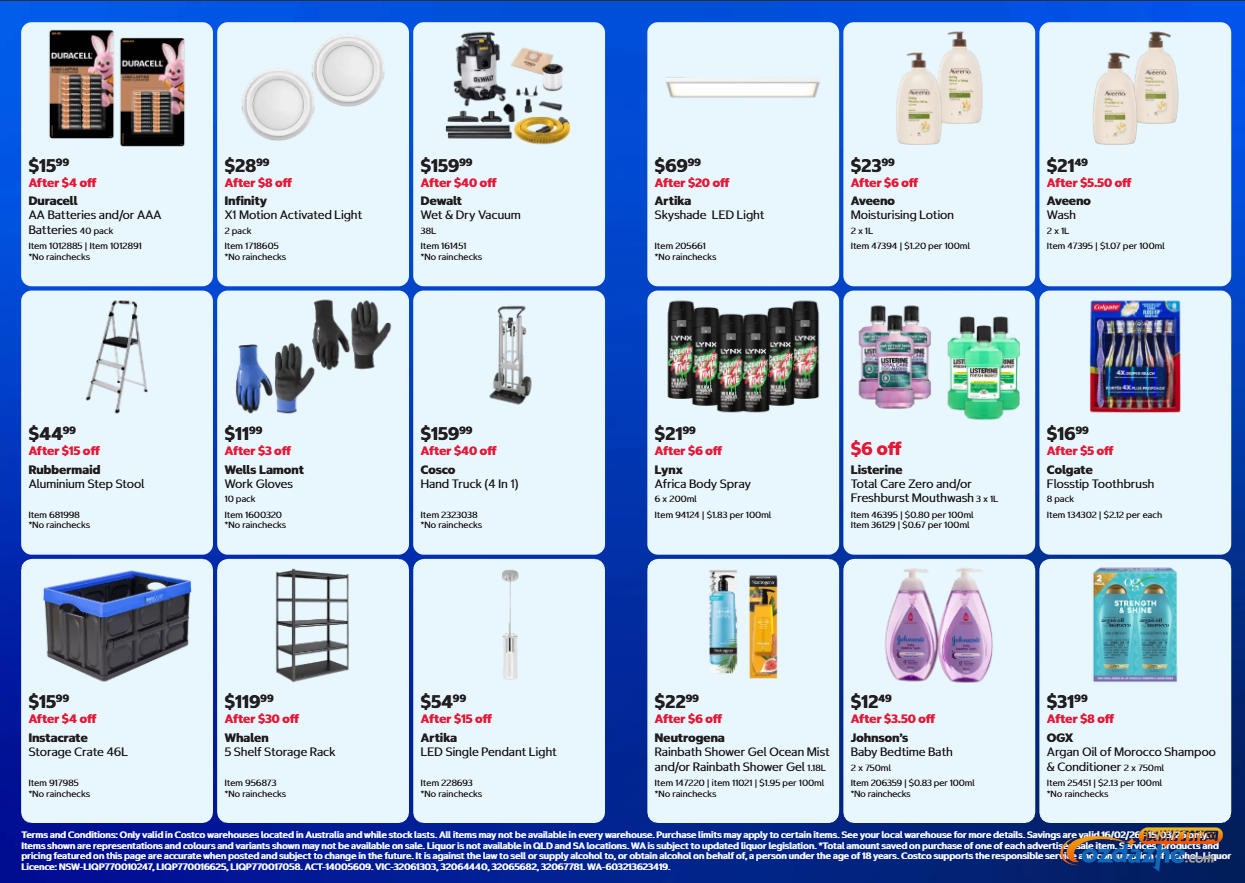 Costco最新打折图表！2月16日-3月15日！最高省$1900！